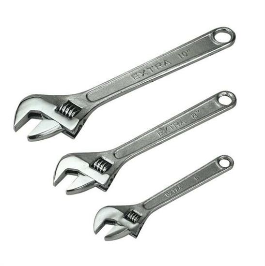 Sealey S0448 - Adjustable Wrench Set 3pc 150, 200 & 250mm