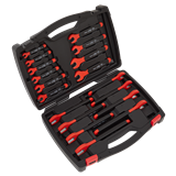 Sealey AK63172 - Insulated Open-End Spanner Set 18pc VDE Approved