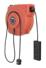 Sealey CRM10 - Cable Reel System Retractable 10mtr 2 x 230V Socket