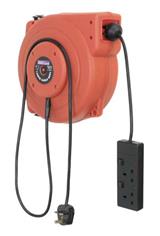 Sealey CRM15 - Cable Reel System Retractable 15mtr 2 x 230V Socket