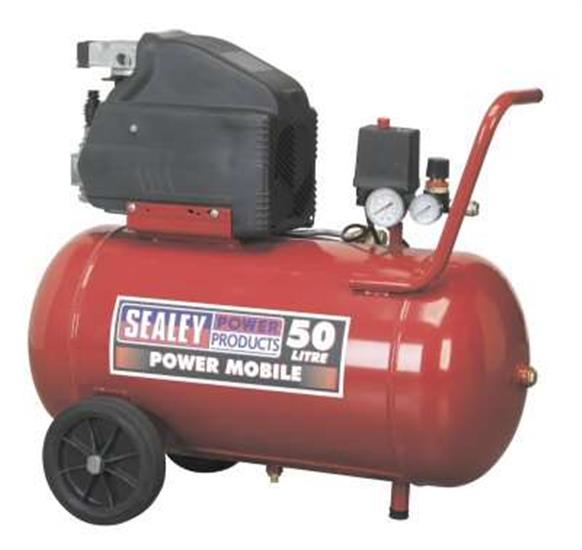 Sealey SA5020 - Air Compressor 50L Direct Drive 2hp