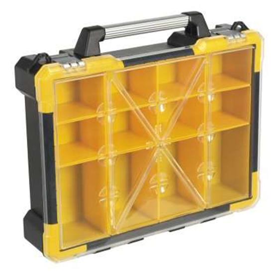 Sealey APAS12R - Parts Storage Case with 12 Removable Compartments