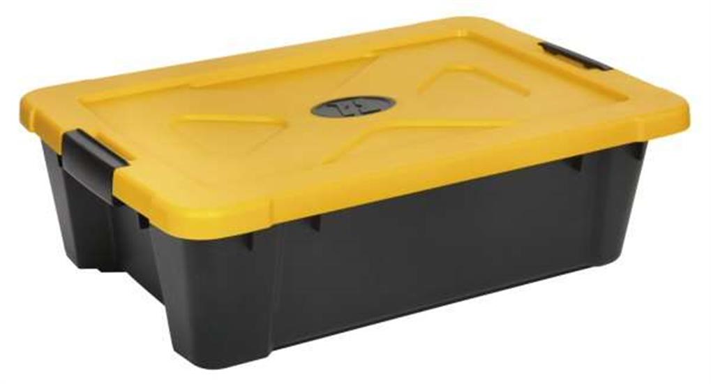 Sealey APB27 - Composite Stackable Storage Box with Lid 27ltr