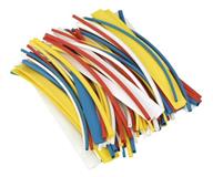Sealey HST200MC - Heat Shrink Tubing Mixed Colours 200mm Pack of 100