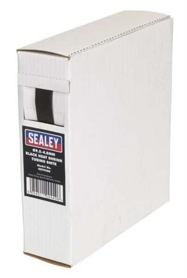 Sealey HST9508 - Heat Shrink Tubing Black Ø9.5-4.8mm 8mtr