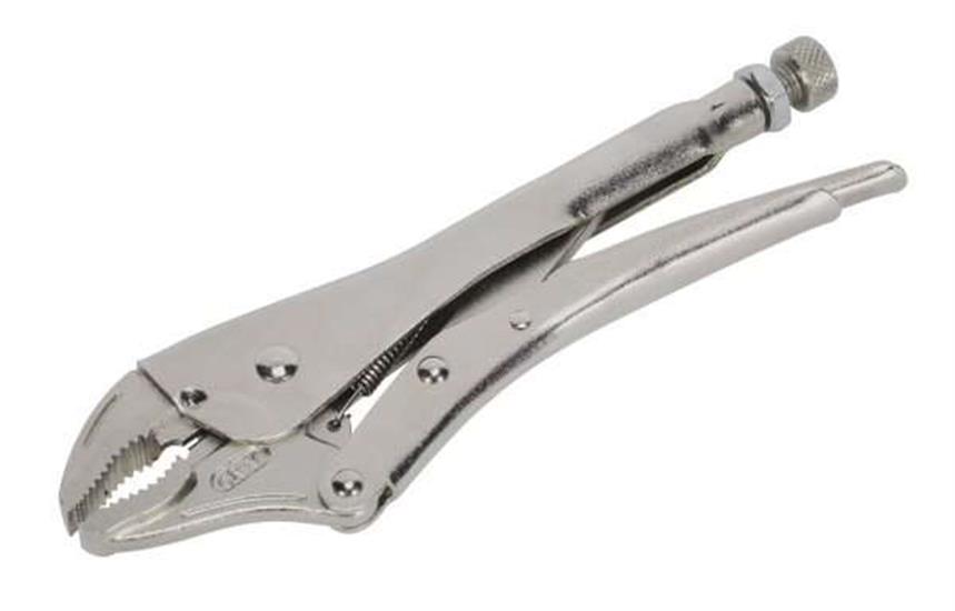Sealey AK6821 - Locking Pliers Curved Jaws 230mm 0-45mm Capacity