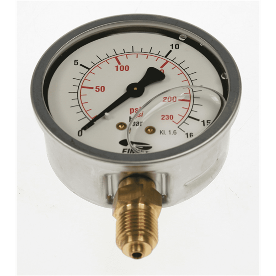 Sealey Sa5055.34 - Pressure Gauge 230psi 68mm Od Btm Fitting