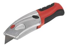 Sealey AK8603 - Retractable Utility Knife Quick Change Blade