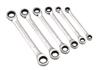 Sealey S0636 - Double-Ended Ratchet Ring Spanner Set 6pc