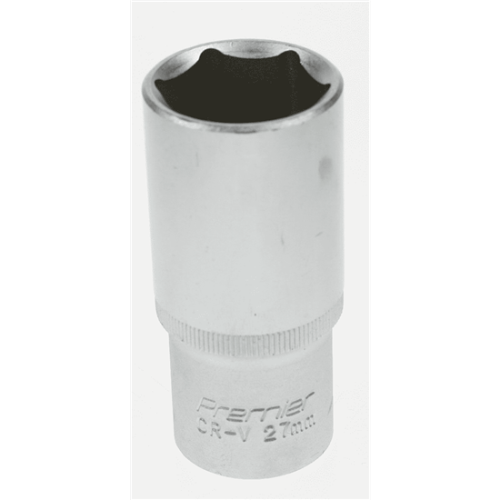 Sealey Tbt22.14 - Walldrive Socket 27mm 𨷮p) 1/2"Sq Dr