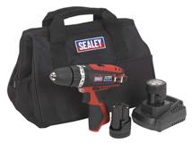 Sealey CP1201KIT - 12V Hammer Drill/Driver Kit - 2 Batteries