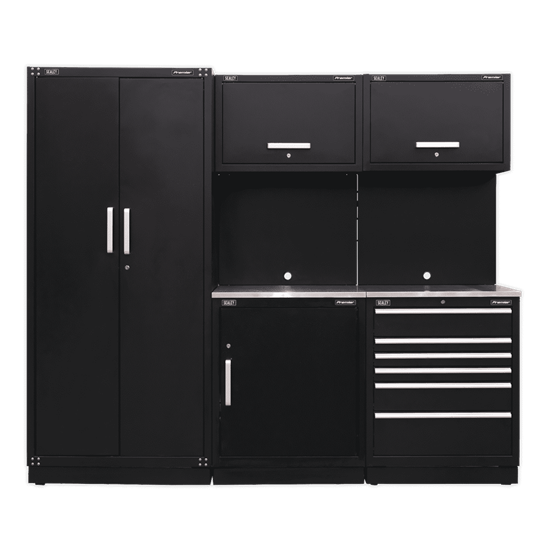 Sealey APMSCOMBO1SS - Modular Storage System Combo - Stainless Steel Worktop