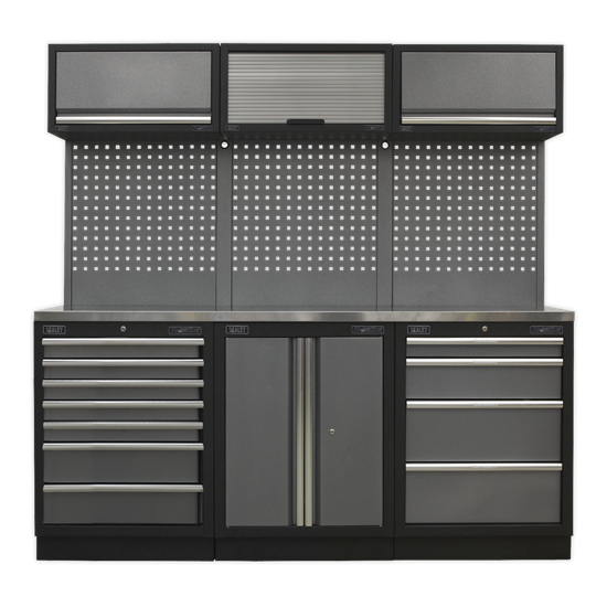 Sealey APMSSTACK07SS - Modular Storage System Combo - Stainless Steel Worktop