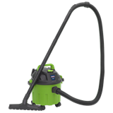 Sealey PC102HV - Vacuum Cleaner Wet & Dry 10ltr 1000W/230V - Hi-Vis Green
