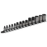 Sealey AK618B - TRX-Star Socket Set 14pc 1/4", 3/8" & 1/2"Sq Drive E4-E24 Black Series