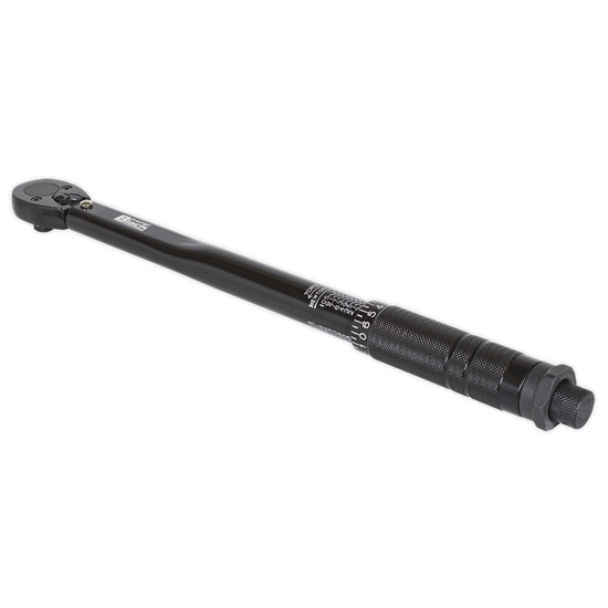 Sealey AK623B - Micrometer Torque Wrench 3/8"Sq Drive Calibrated Black Series