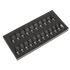 Sealey AK7985 - TRX-Star/Hex/Spline Socket Bit Set 22pc 3/8"Sq Drive Black Series