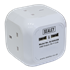 Sealey EL144USB - Extension Cable Cube 1.4mtr 4 x 230V + 2 x USB Sockets - White