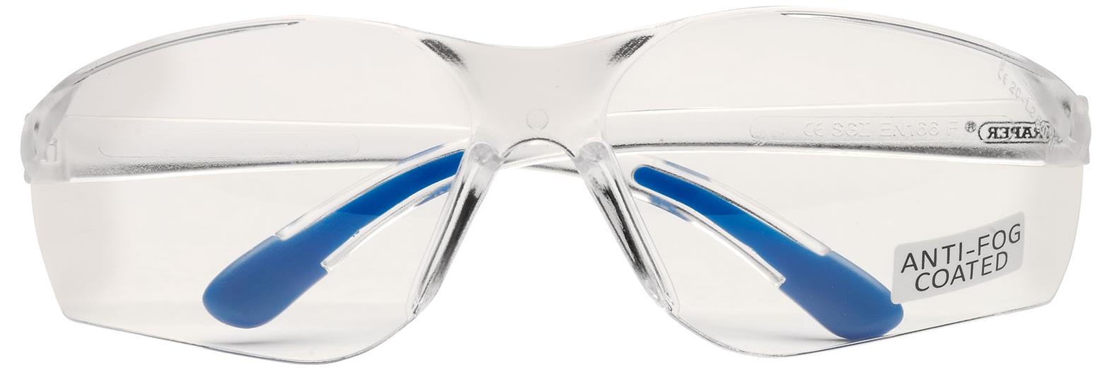 Draper 02937 (SSP10A) - Clear Anti-Mist Glasses