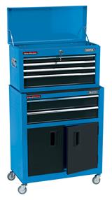 Draper 19563 (RCTC6/B) - 24" Combined Roller Cabinet and Tool Chest ʆ Drawer)
