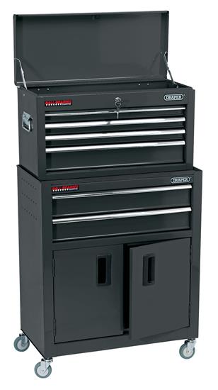 Draper 19572 (RCTC6/BK) - 24" Combined Roller Cabinet and Tool Chest ʆ Drawer)