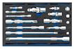 Draper 63530 (IT-EVA44) - Extension Bar, Universal Joints and Socket Convertor Set 1/4 Drawer EVA Insert Tray (16 Piece)
