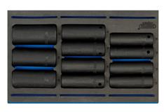 Draper 63483 (IT-EVA20) - 1/2" Sq. Dr. Impact Socket Set in 1/4 Drawer EVA Insert Tray ⠑ Piece)
