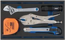 Draper 63543 (IT-EVA50) - Tool Kit in 1/4 Drawer EVA Insert Tray ʅ Piece)