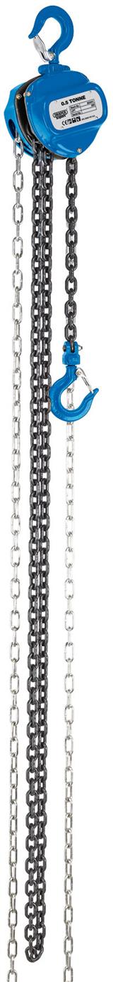 Draper 82441 ʌH500C) - Chain Hoist/Chain Block ʀ.5 tonne)