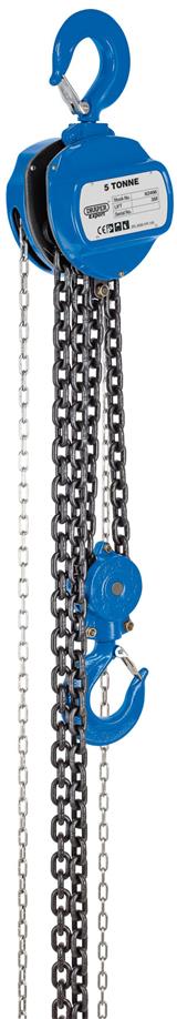 Draper 82466 ʌH5000C) - Chain Hoist/Chain Block ʅ tonne)