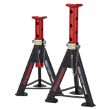 Sealey AS6R - Axle Stands (Pair) 6tonne Capacity per Stand - Red
