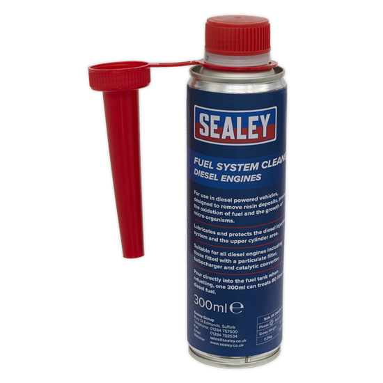 Sealey FSCD300 - Fuel System Cleaner 300ml - Diesel Engines
