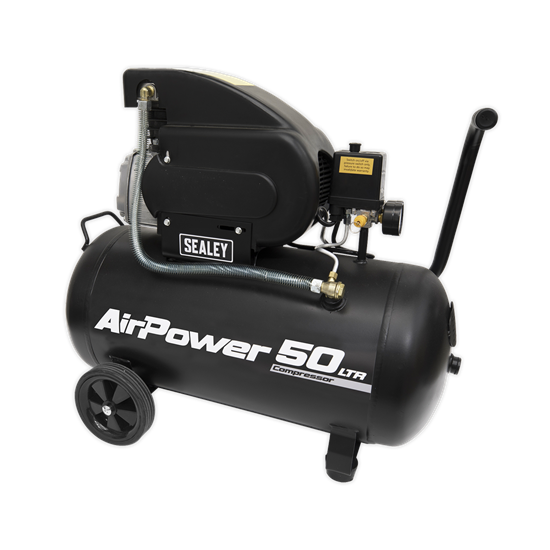 Sealey SAC5020A - Air Compressor 50L Direct Drive 2hp