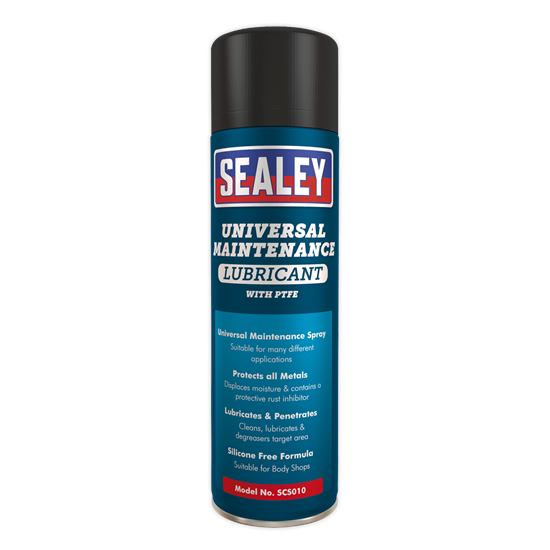 Sealey SCS010S - Universal Maintenance Lubricant with PTFE 500ml