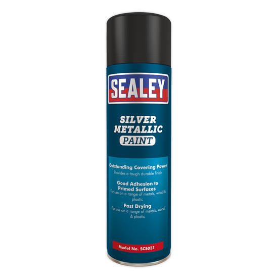 Sealey SCS031S - Silver Paint 500ml