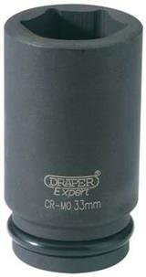Draper 11899 �-Mm) - Draper Expert 33mm 3/4 Square Drive Powerdrive Deep Impact Socket