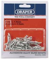Draper 13556 (Riv) - 50 X 4mm X 5.6mm Blind Rivets