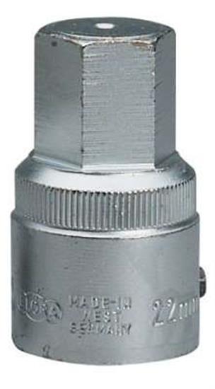Draper 15553 𨝰-Sin) - 17mm 3/4" Square Drive Elora Hexagon Screwdriver Socket