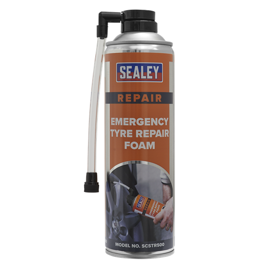 Sealey SCSTR500 - Emergency Tyre Repair Foam 500ml