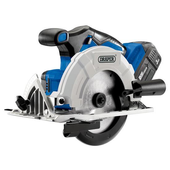 Draper 00594 �S165SET) - D20 20V Brushless Circular Saw with 3Ah Battery and Fast Charger