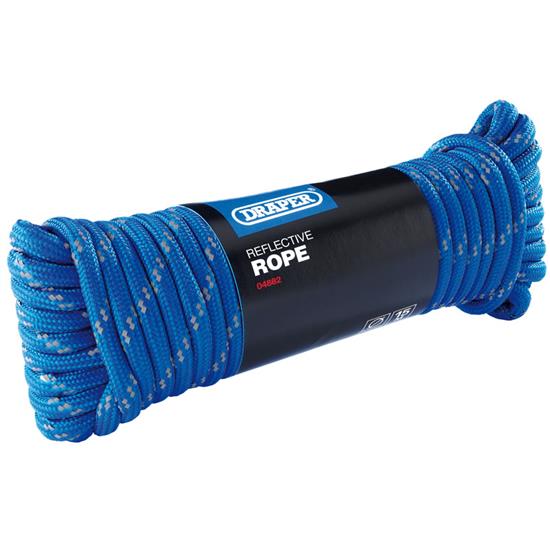 Draper 04882 (RR/Q) - Reflective Polypropylene Rope ⠕M x 9mm)