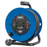 Draper 02120 ⣜R5013ICE) - 230V Four Socket Industrial Cable Reel ⡐M)