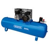 Draper 55313 �/369S) - 200L Stationary Belt-Driven Air Compressor ʂ.2kW)