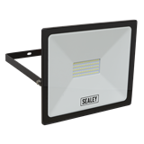 Sealey LED113 - Extra Slim Floodlight with Wall Bracket 50W SMD LED 230V
