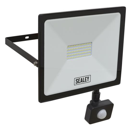 Sealey LED113PIR - Extra Slim Floodlight with PIR Sensor 50W SMD LED