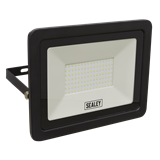 Sealey LED115 - Extra Slim Floodlight with Wall Bracket 100W SMD LED