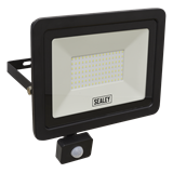 Sealey LED115PIR - Extra Slim Floodlight with PIR Sensor 100W SMD LED