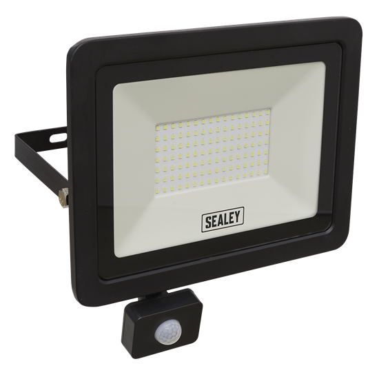Sealey LED115PIR - Extra Slim Floodlight with PIR Sensor 100W SMD LED