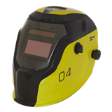 Sealey PWH4 - Auto Darkening Welding Helmet Shade 9-13 - Yellow