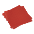 Sealey FT3R - Polypropylene Floor Tile 400 x 400mm - Red Treadplate - Pack of 9